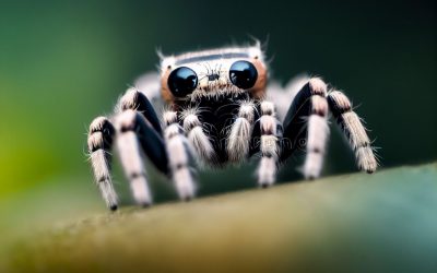 An image of a spider answering the question: Why are spiders important?